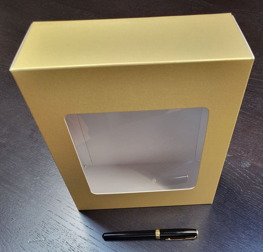 891-cutie pliabila aurie cu fereastra-4